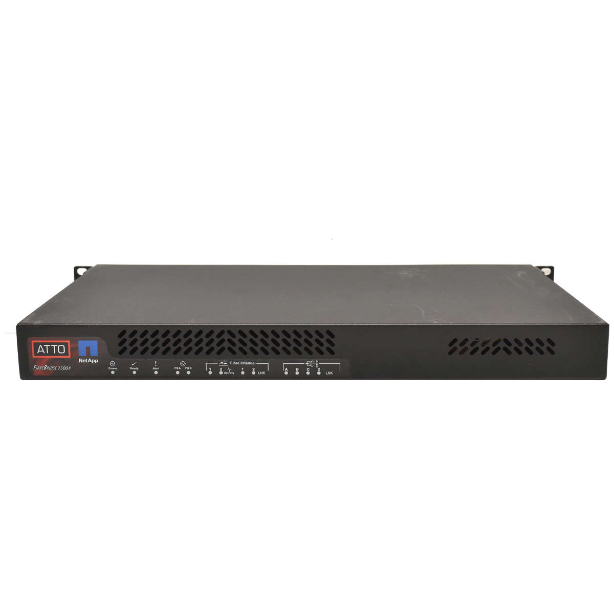 ATTO-FibreBridge-7500N-FCBR-7500-DN1-4163-0054-R00-002.jpg ATTO FibreBridge 7500N FCBR-7500-DN1 4163-0054-R00 16GB FC to 12GB SAS + 16G mini GBIC
