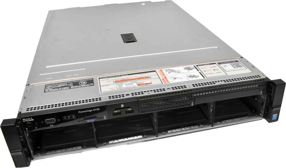 Dell PowerEdge R730 Rack Server 2U 0x CPU 2x Kühler 0x RAM 8x LFF 3.5" H730 mini