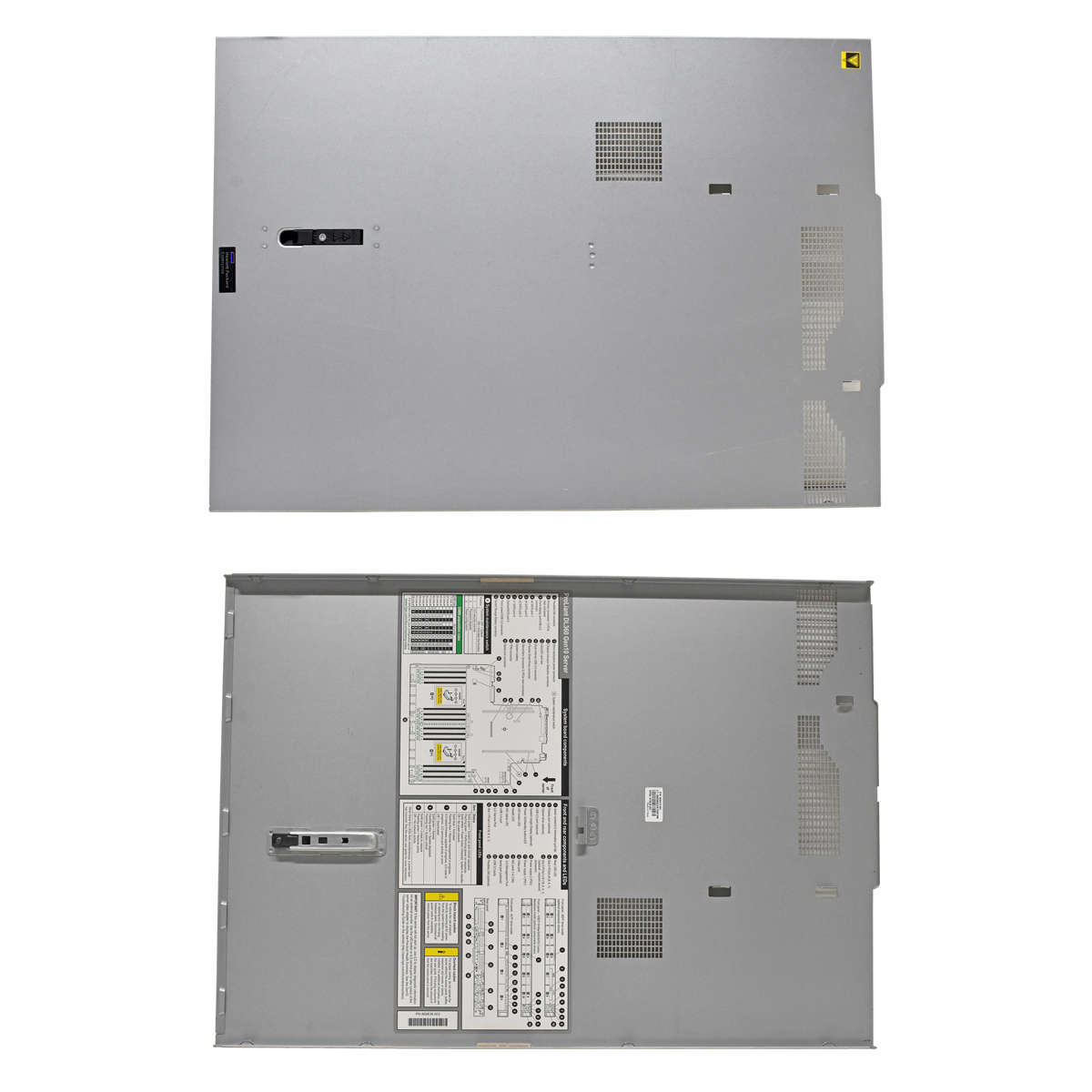 HP-ProLiant-DL360-G10-Top-Cover-Gehäusedeckel-mit-001.jpg HP ProLiant DL360 G10 Top Cover Gehäusedeckel mit Label 875536-001 869415-001