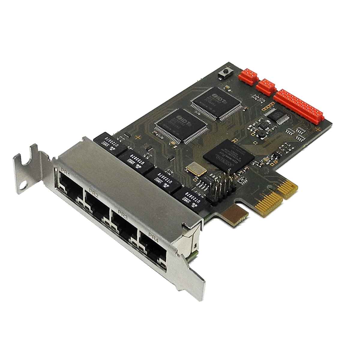 Ferrari QuadE1 LP A4 4xPRI PCIe x1 OfficeMaster Gate Card for Primergy RX1330 M1 Ferrari QuadE1 LP A4 4xPRI PCIe x1 OfficeMaster Gate Card for Primergy RX1330 M1