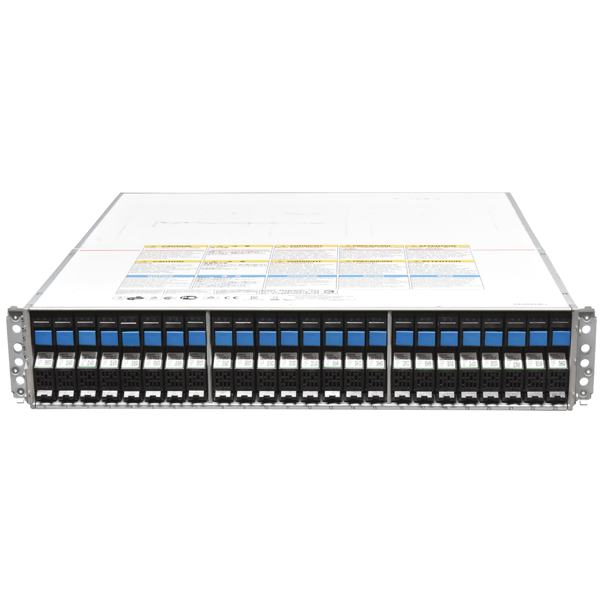 Hitachi Drive Box DF-F850-DBS 24x SFF 2,5" 2x I/O Card DBMS6 3285196-A 2x PSW 2U Hitachi Drive Box DF-F850-DBS 24x SFF 2,5" 2x I/O Card DBMS6 3285196-A 2x PSW 2U