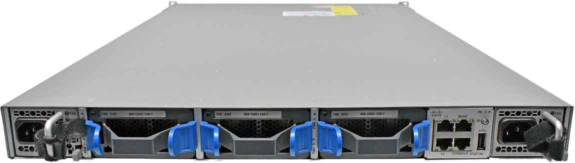 Cisco N5K-C5672UP 68-5638-02 48-Port 10GE SFP+ Switch 6x 40GE QSFP+ blue FANs Cisco N5K-C5672UP 68-5638-02 48-Port 10GE SFP+ Switch 6x 40GE QSFP+ blue FANs