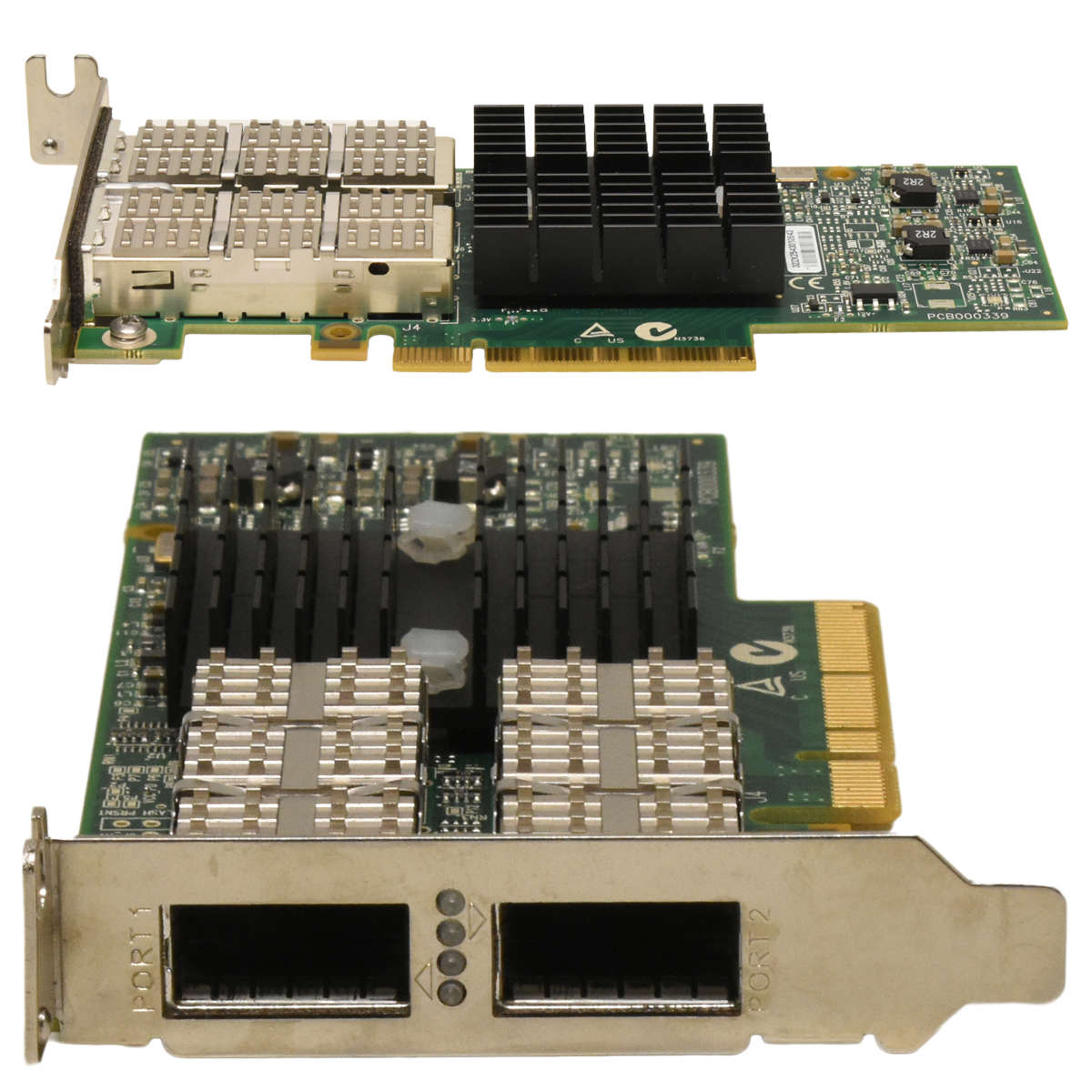 Oracle Mellanox CX354A ConnectX-3 FDR InfiniBand+ 40Gbs Dual Port PCIe x8 Netzwerkkarte LP