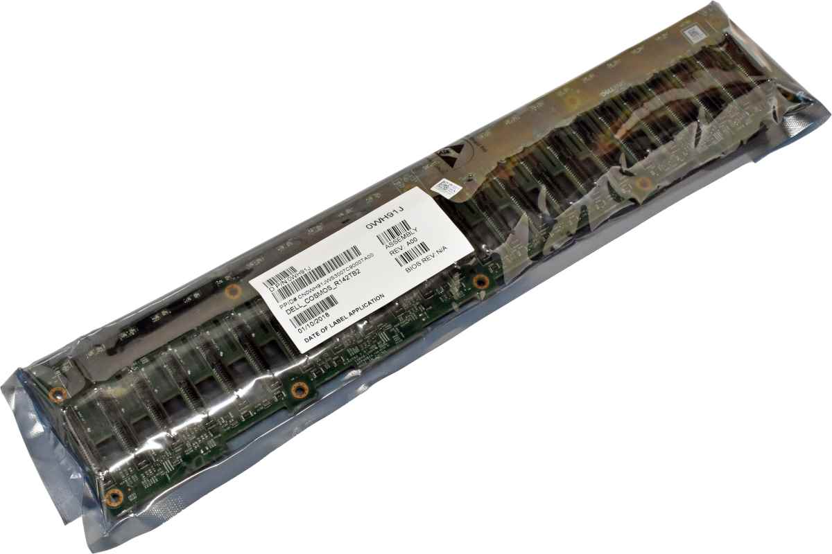 Dell PowerEdge C6400 C6420 HDD Backplane 0WH91J 24-Bay 2.5" SFF NEW NEU Dell PowerEdge C6400 C6420 HDD Backplane 0WH91J 24-Bay 2.5" SFF NEW NEU