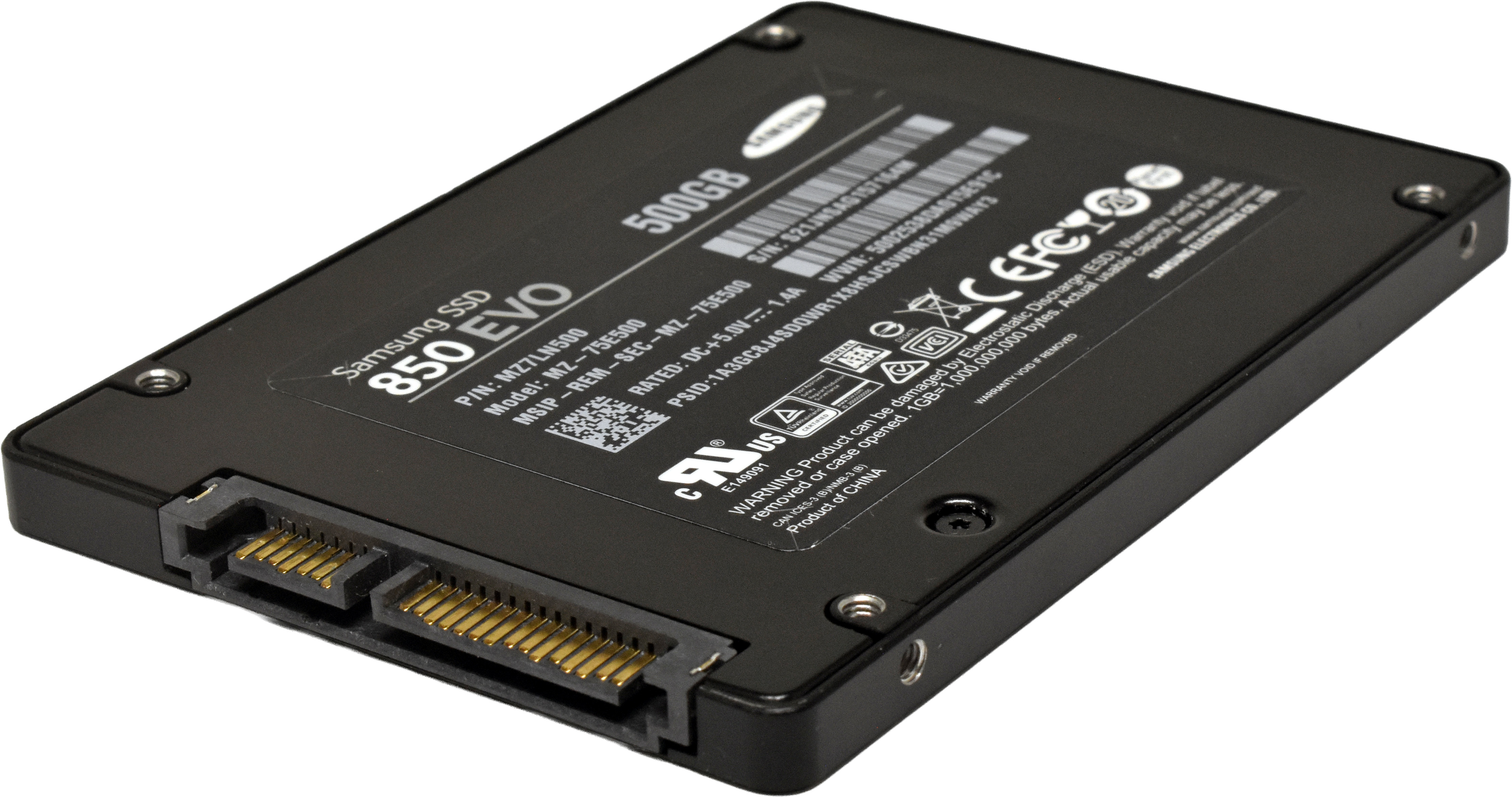 Samsung 850 EVO 500GB 2.5" 6G SATA SED SSD MZ-75E500 MZ7LN500 Samsung 850 EVO 500GB 2.5" 6G SATA SED SSD MZ-75E500 MZ7LN500