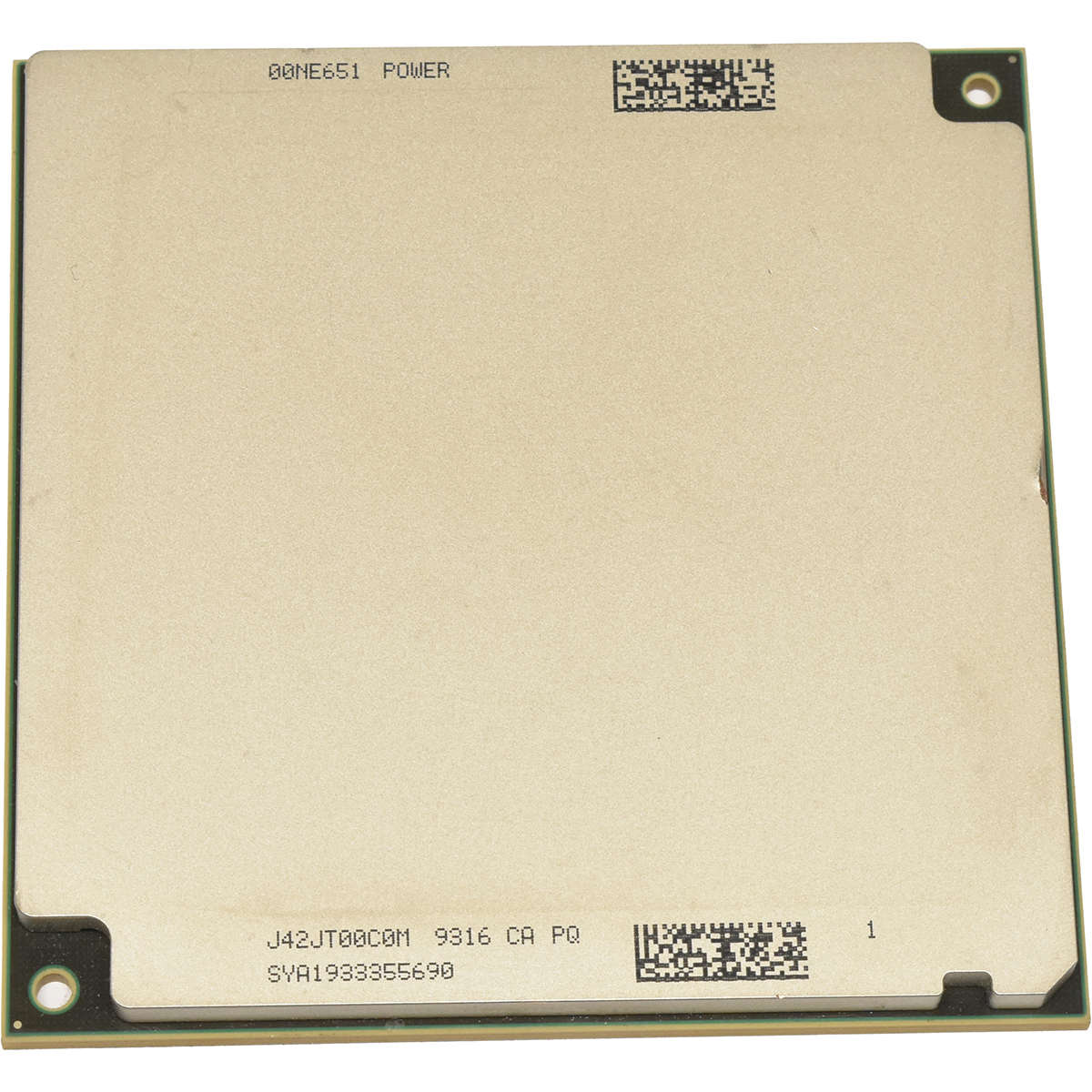 IBM-Power-8-Processor-10-Core-9316-CA-PQ-4-19GHz-0-001.jpg IBM Power 8 Processor 10-Core 9316 CA PQ 4.19GHz 00NE651