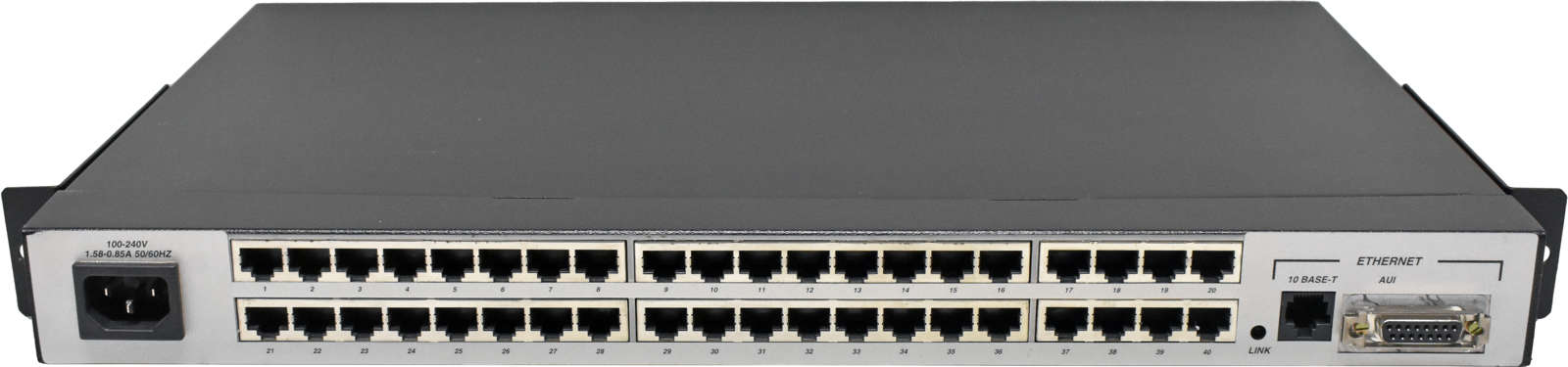 Xyplex MaxServer 40 AD-1640-014 40-Port Terminal Server +Rack Ears