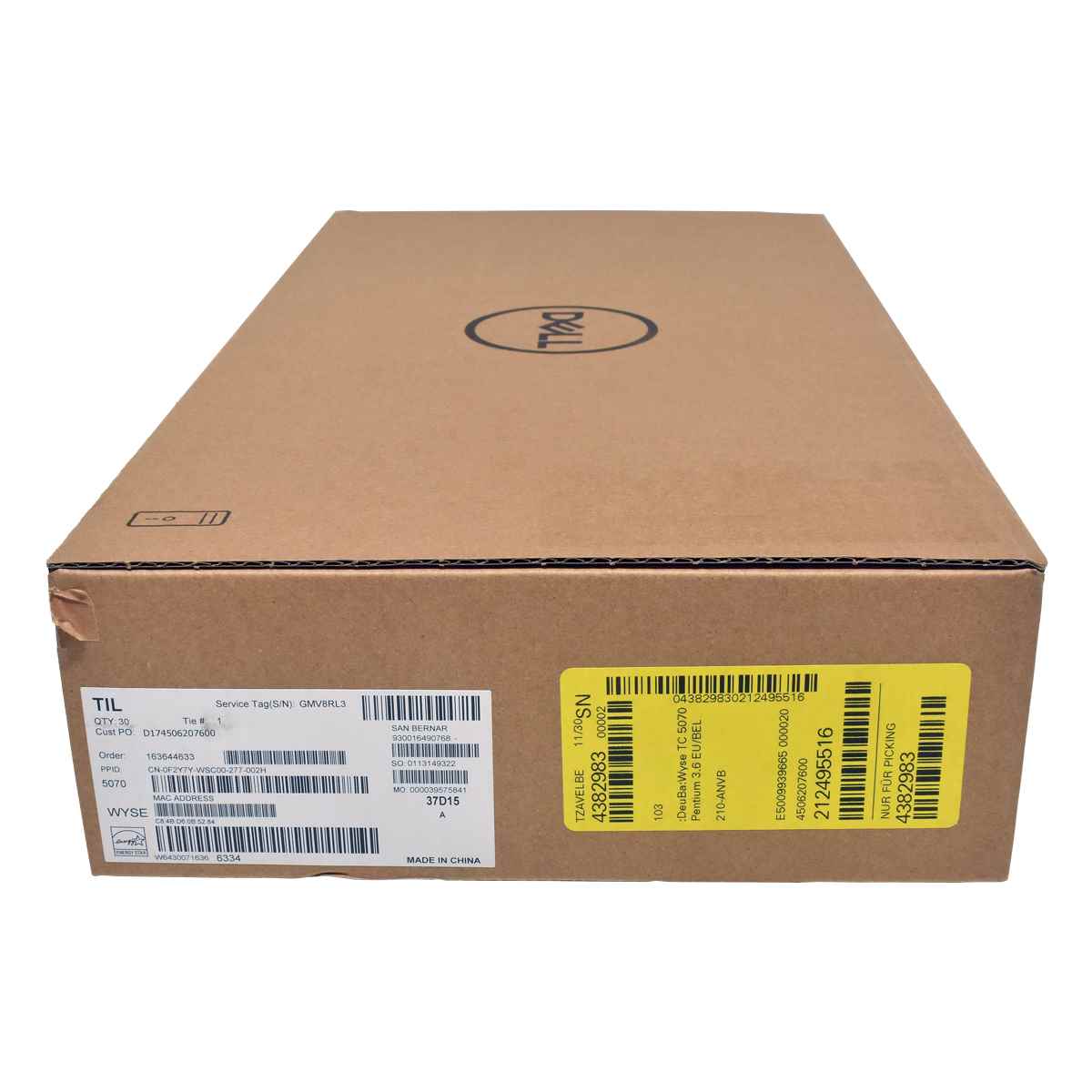 Dell Wyse 5070 Thin Client Intel J5005 1.5GHz CPU 8GB PC4 32GB eMMC ProSupport 08.2024 NEW Dell Wyse 5070 Thin Client Intel J5005 1.5GHz CPU 8GB PC4 32GB eMMC ProSupport 08.2024 NEW