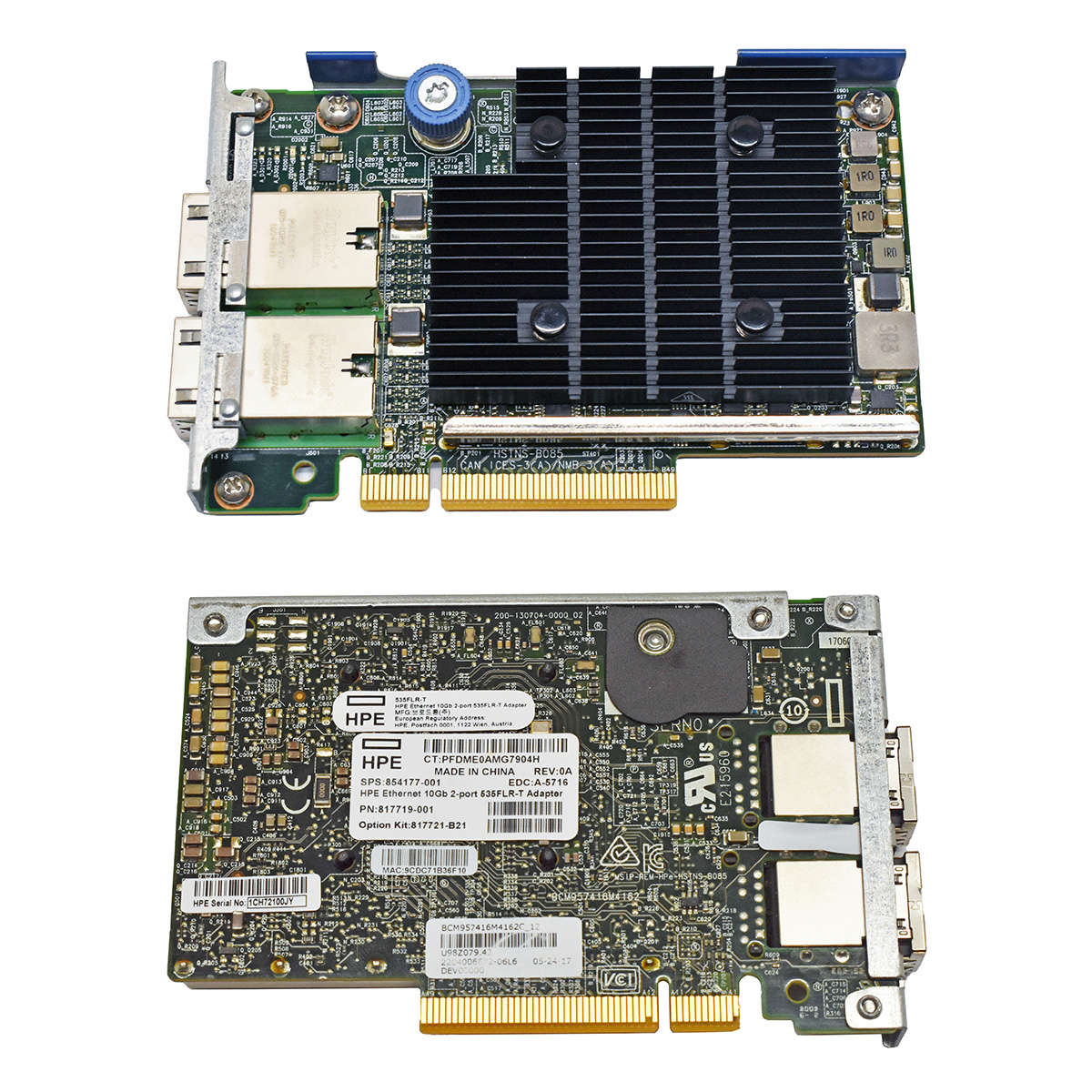 HP-Broadcom-854177-001-BCM957416M4162C-2-Port-RJ-4-006.jpg HP Broadcom 854177-001 BCM957416M4162C 2-Port RJ-45 10GE 535FLR-T Adapter PCIe x8