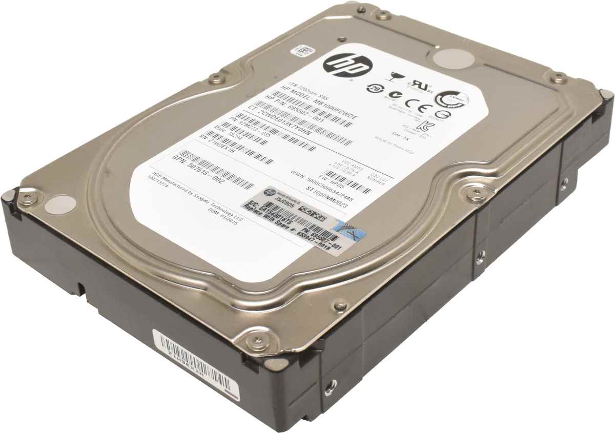 HP 1TB 3.5" 7.2K 6G SAS HDD Festplatte MB1000FCWDE 695507-001 507618-002
