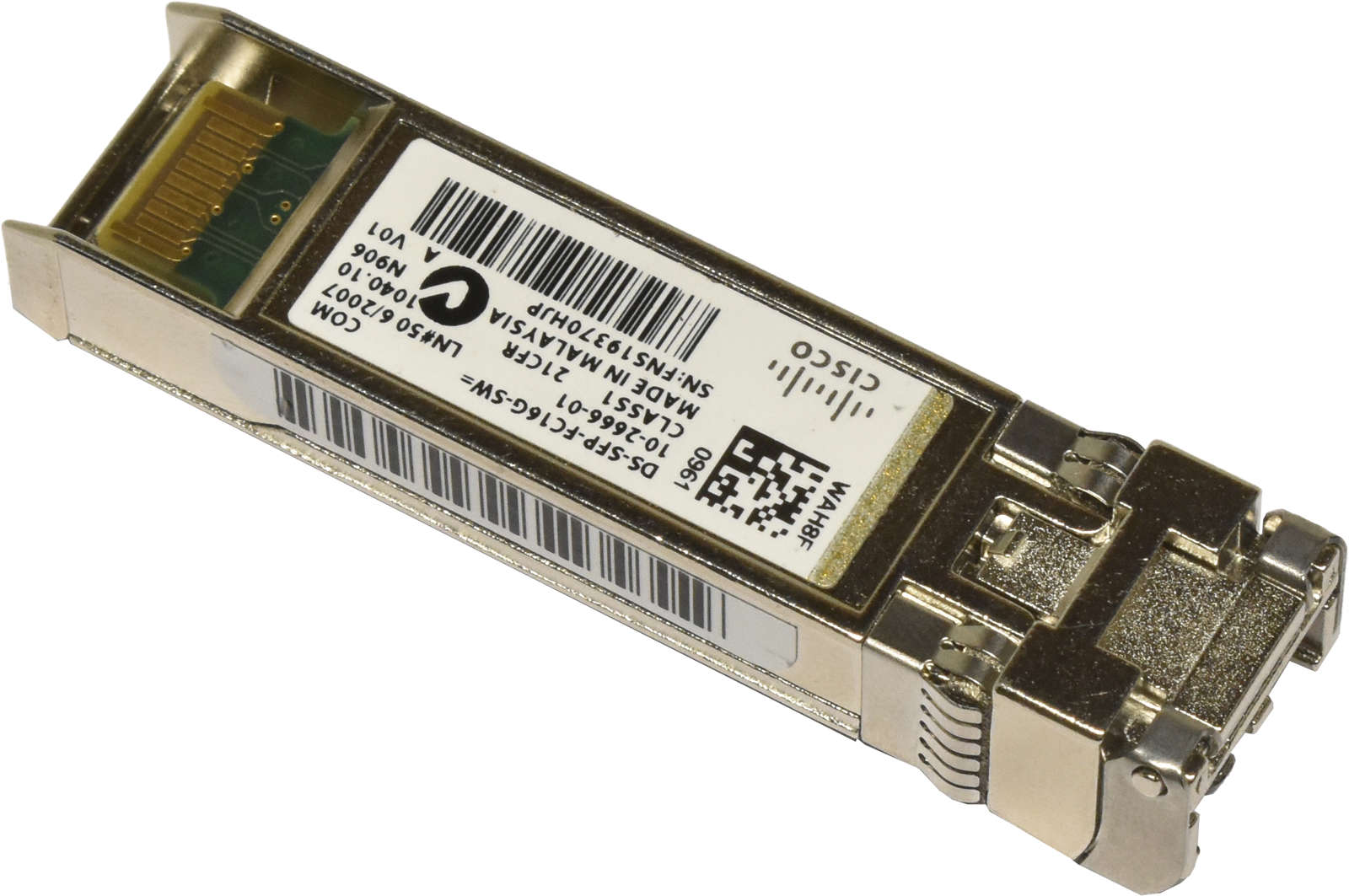 5 x Cisco Original DS-SFP-FC16G-SW SFP+ 1000Base-SX 16Gb Transceiver 10-2666-01