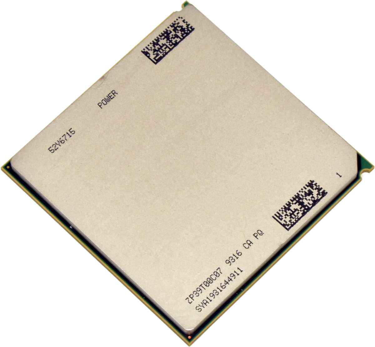 IBM 52Y6715 Power7 9316 CA PQ L3 Processor 8-Core 3.0GHz 4MB Cache IBM 52Y6715 Power7 9316 CA PQ L3 Processor 8-Core 3.0GHz 4MB Cache