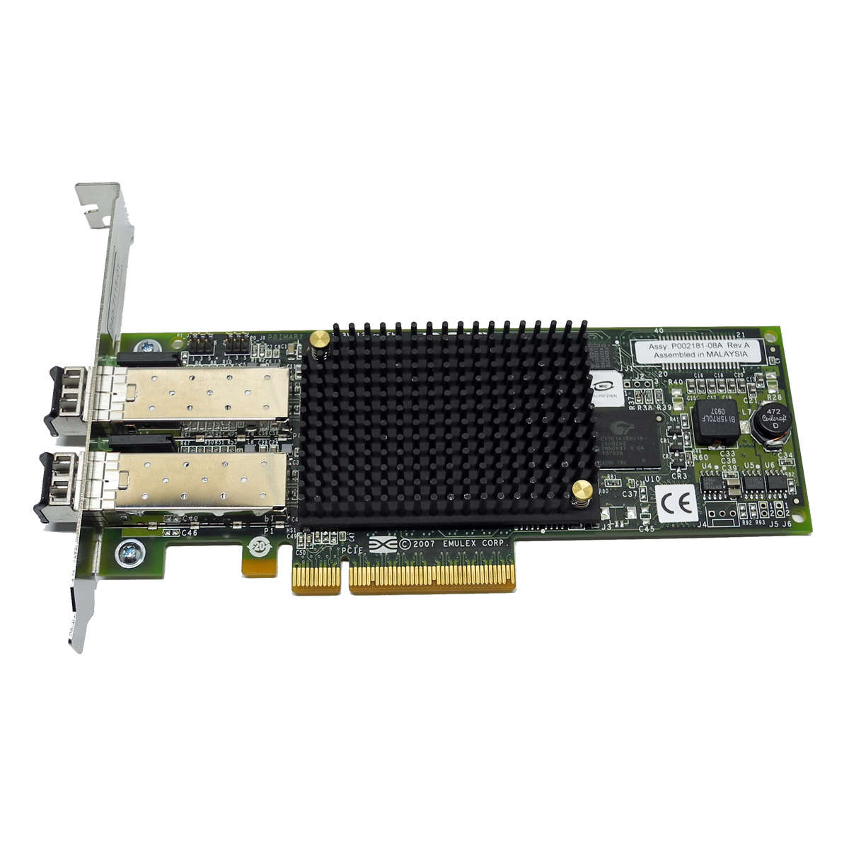 EMULEX-LightPulse-LPE12002-E-8Gb-s-PCIe-x8-FC-Serv-005.jpg EMULEX LightPulse LPE12002-E 8Gb/s PCIe x8 FC Server Adapter + 2x 8Gb SFP / FP