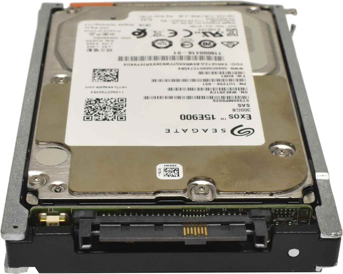 EMC Seagate Exos 15E900 300GB 2.5" 15K 12G SAS HDD Festplatte ST300MP0026 1UT230-031 mit EMC Rahmen EMC Seagate Exos 15E900 300GB 2.5" 15K 12G SAS HDD Festplatte ST300MP0026 1UT230-031 mit EMC Rahmen