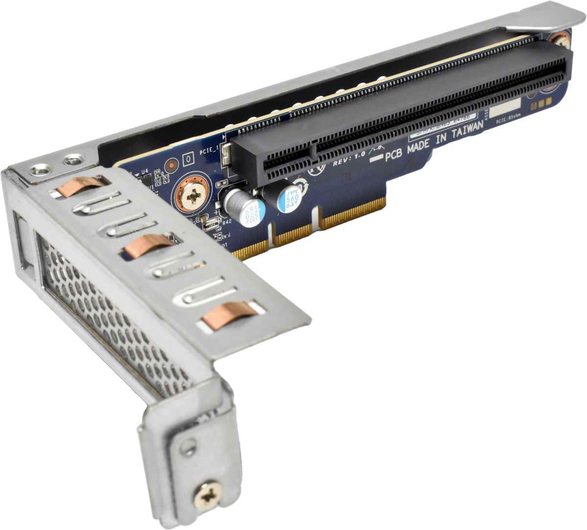 Gigabyte G292-Z20 / G292-280 PCIe x16 Low-Profile Riser Card CRSG01A + Cage Left Side