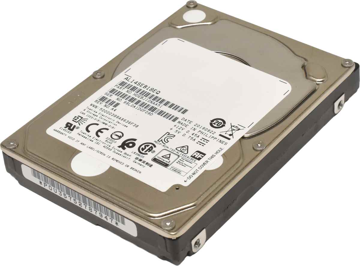 Toshiba 1.8TB 2.5" 10K 12G SAS Server HDD Festplatte AL14SEB18EQ