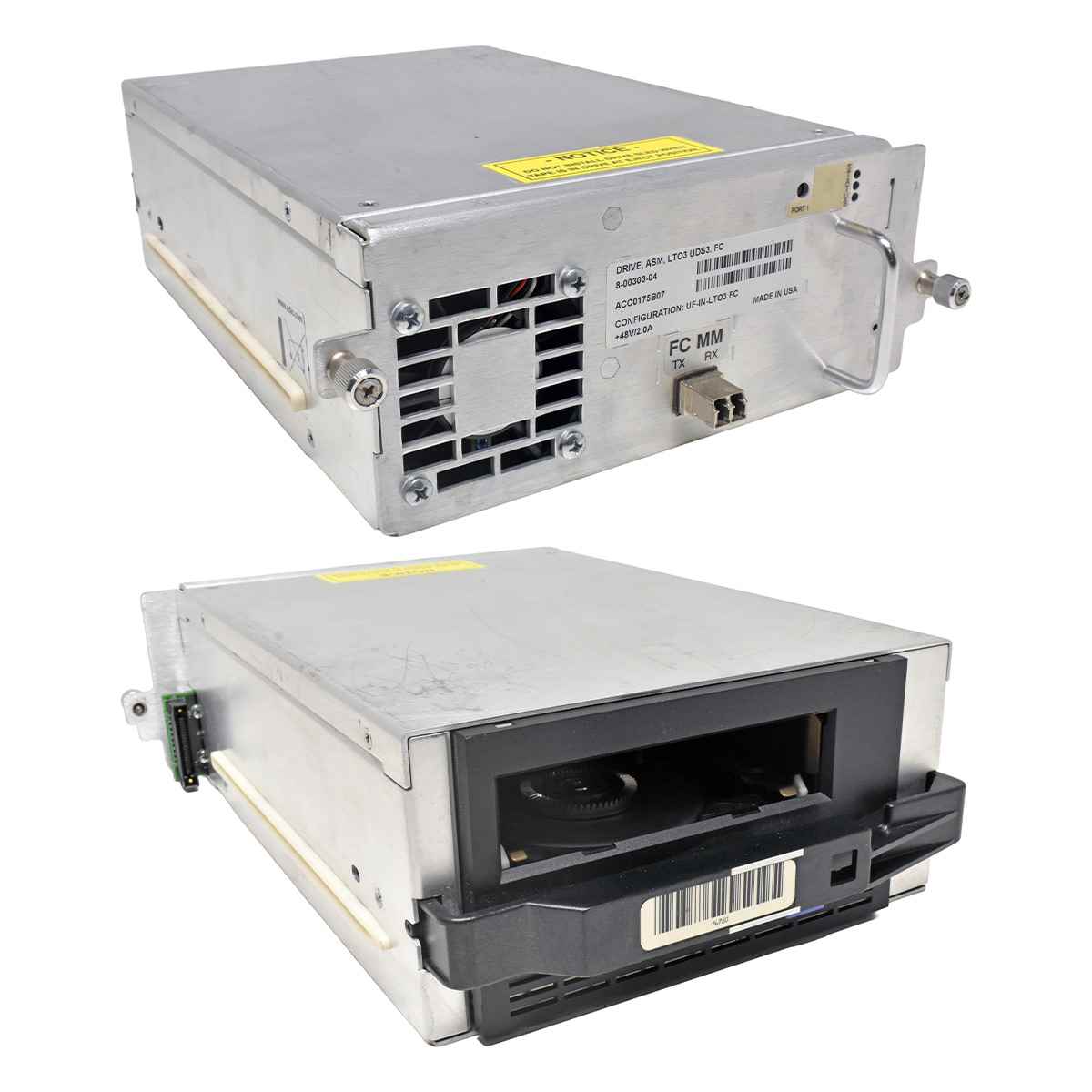 Quantum 8-00303-04 DRV ASM LTO-3 UDS3 FC 4G ADIC Tape Drive Quantum 8-00303-04 DRV ASM LTO-3 UDS3 FC 4G ADIC Tape Drive