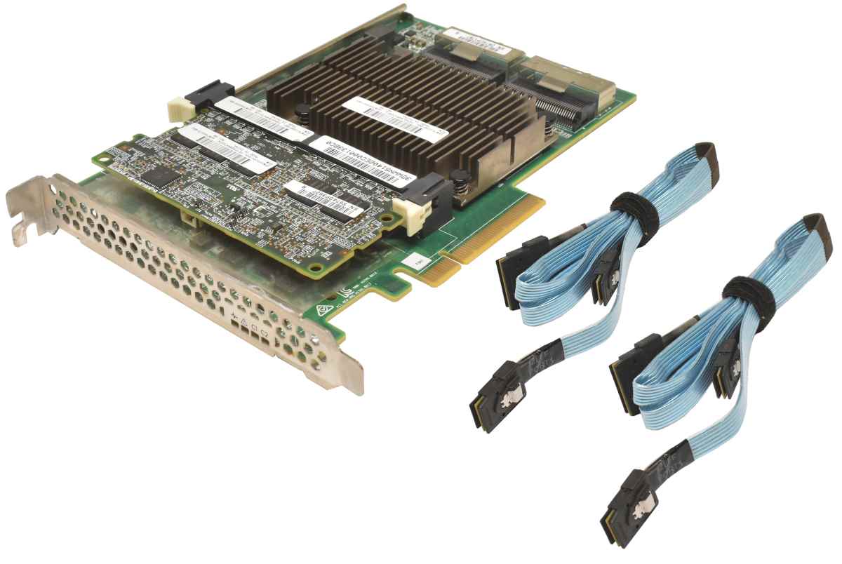 HP Smart Array P840 12Gb SAS RAID Controller 4GB FBWC +2x SAS Kabel 761880-001 784486-01