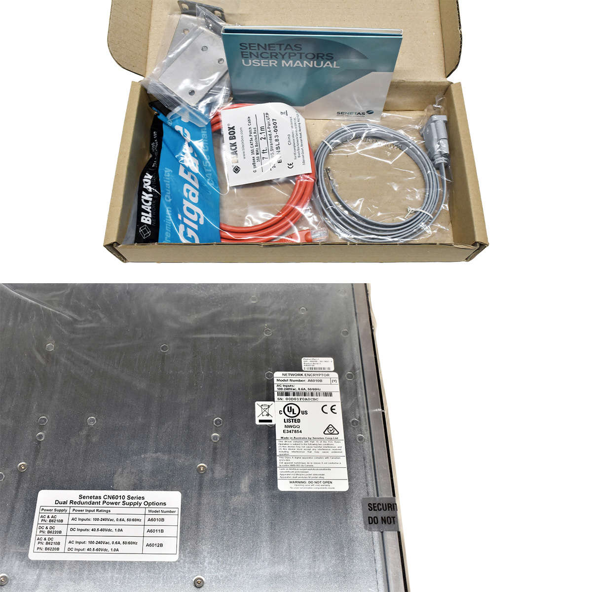 Gemalto-SafeNet-Senetas-CN6010-A6010B-943-000226-0-006.jpg Gemalto SafeNet Senetas CN6010 A6010B 943-000226-001 943-000228-001 1G Network Encryptor NEW