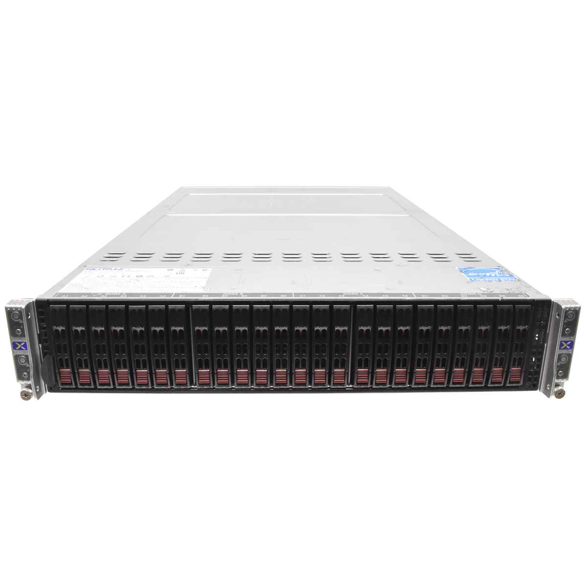 Nutanix 4 Node Server NXS2U4NS24G no Node 2x PSU 2000W CSE-217 24x SFF Caddy Nutanix 4 Node Server NXS2U4NS24G 4x Node 2x PSU 2000W CSE-217 24x SFF Caddy