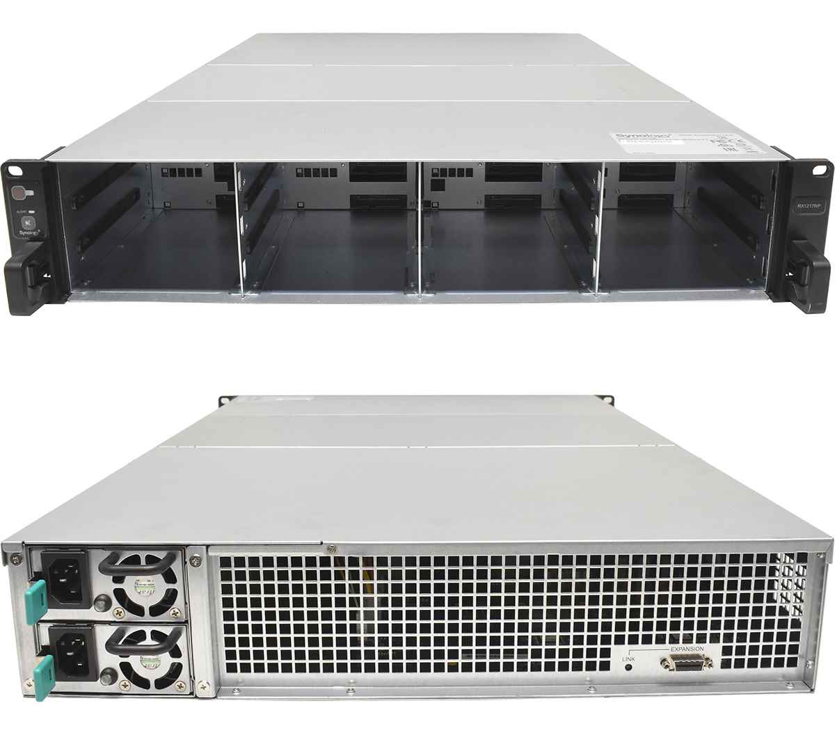Synology RX1217RP NAS Rack Expansion Unit Ohne Festplatten Ohne Rahmen Synology RX1217RP NAS Rack Expansion Unit Ohne Festplatten Ohne Rahmen