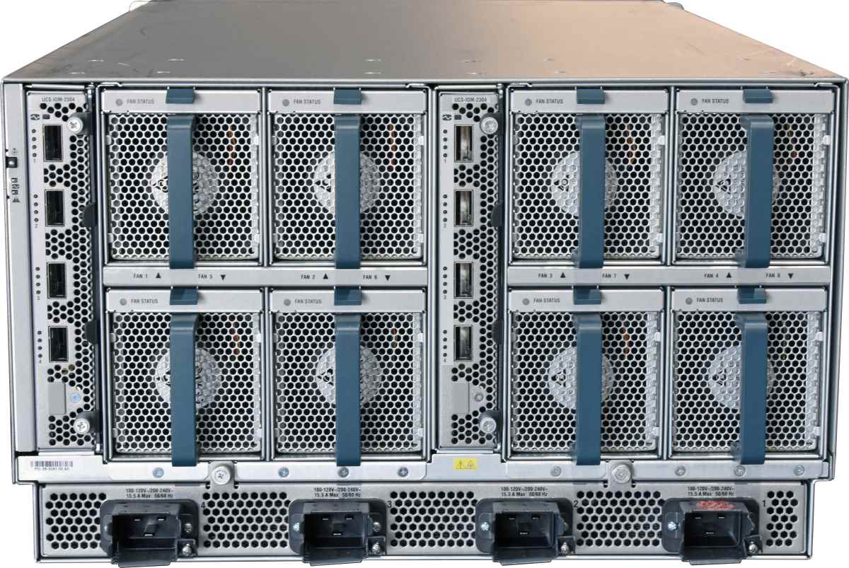 Cisco Blade Server Chassis UCS 5108 68-5091-05 2x 40G Module UCS-IOM-2304