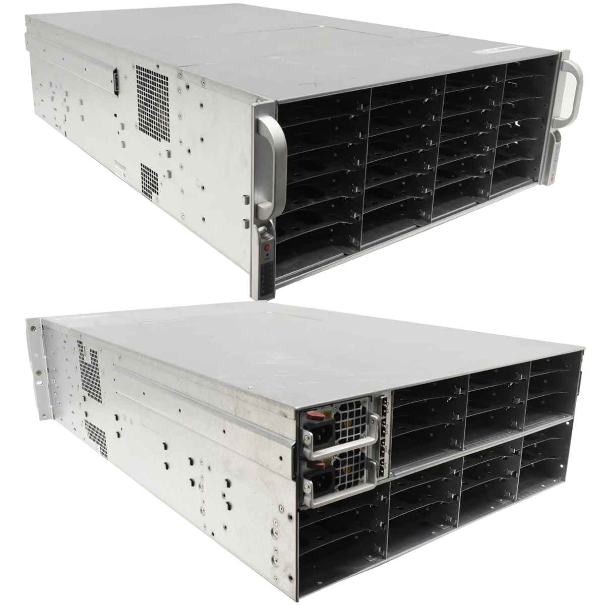 Supermicro CSE-847 4U Rack Storage JBOD 48x LFF BPN-SAS2-847EL1 BPN-SAS2 -846EL1 CSE-PTJBOD-CB2 2x PSU 14000W Supermicro CSE-847 4U Rack Storage JBOD 48x LFF BPN-SAS2-847EL1 BPN-SAS2 -846EL1 CSE-PTJBOD-CB2 2x PSU 14000W