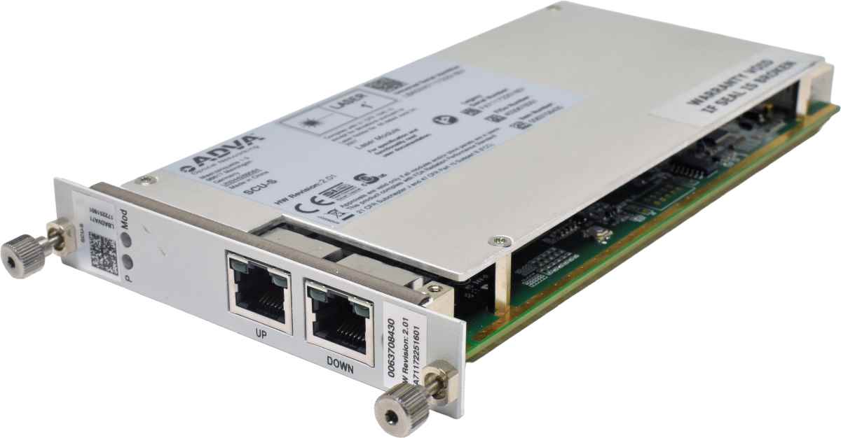 ADVA SCU-S 0063708430 Dual-Port RJ-45 NIC for FSP 3000R7 ADVA SCU-S 0063708430 Dual-Port RJ-45 NIC for FSP 3000R7