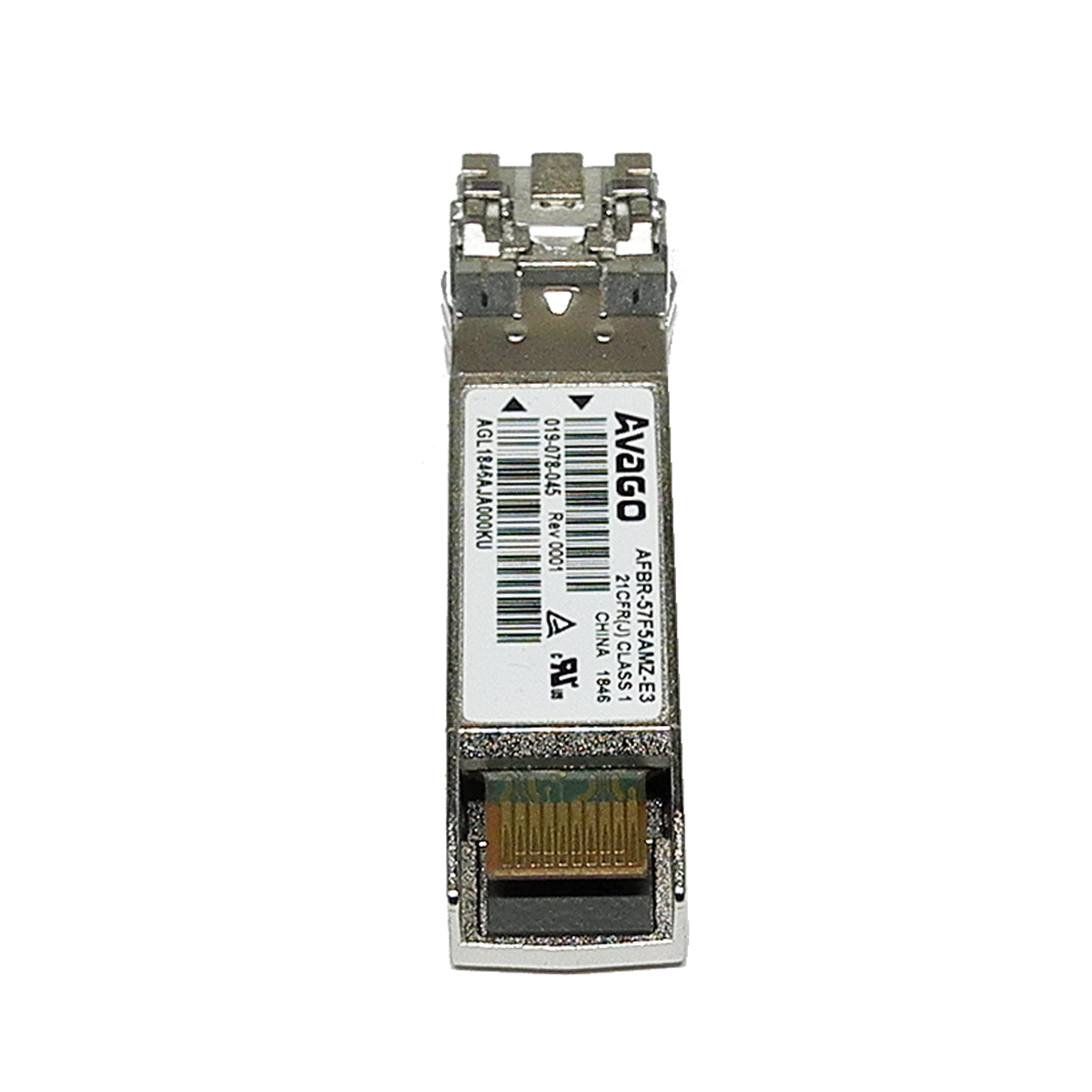AVAGO AFBR-57F5AMZ-E3 EMC 16Gb FC SFP+ SWL 850 nm Transceiver 019-078-045 AVAGO AFBR-57F5AMZ-E3 EMC 16Gb FC SFP+ SWL 850 nm Transceiver 019-078-045