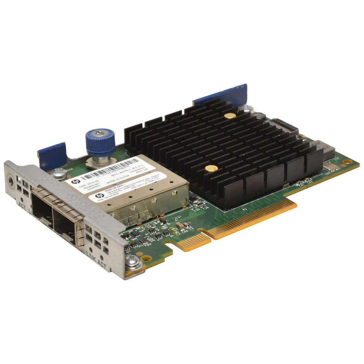 HP-FlexFabric-10Gb-2-port-556FLR-SFP-Adapter-PN-73-002.jpg HP FlexFabric 10Gb 2-port 556FLR-SFP+ Adapter PN: 732454-001 764460-001