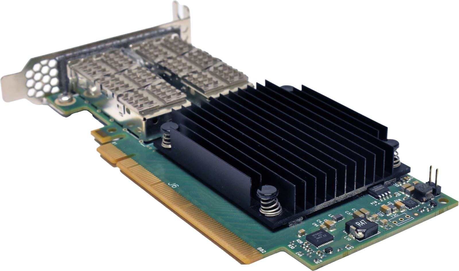 IBM-Mellanox-EC33-ConnectX-3-2-Port-56-GbE-PCIe-x8-002.jpg IBM Mellanox EC33 ConnectX-3 2-Port 56 GbE PCIe x8 QSFP FDR Server Adapter 00RX852 LP