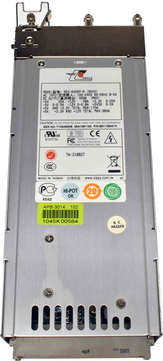 Emacs 400W Netzteil Power Supply R2Z-6400P-R B011260013 Emacs 400W Netzteil Power Supply R2Z-6400P-R B011260013