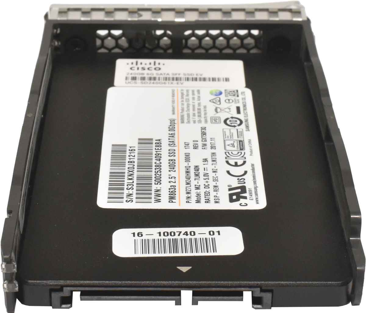 Cisco Samsung PM863a 240GB 2.5" 6G SATA SSD MZ-7LM240N UCS-SD240G61X-EV Cisco Samsung PM863a 240GB 2.5" 6G SATA SSD MZ-7LM240N UCS-SD240G61X-EV