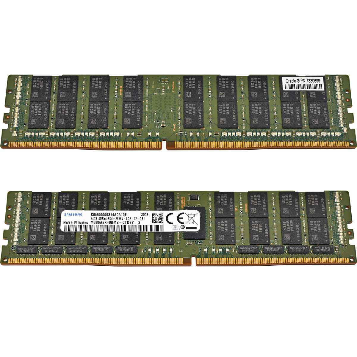 Samsung 64GB 4DRx4 PC4-2666V-LD2 M386A8K40BM2-CTD LRDIMM RAM SERVER Samsung 64GB 4DRx4 PC4-2666V-LD2 M386A8K40BM2-CTD LRDIMM RAM SERVER