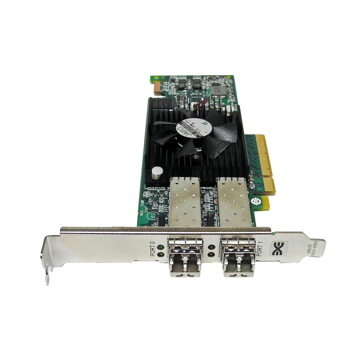 DELL Emulex LPE16002 Dual-Port 16Gb/s PCIe x8 FC Host Bus Adapter 0F3VJ6 FP
