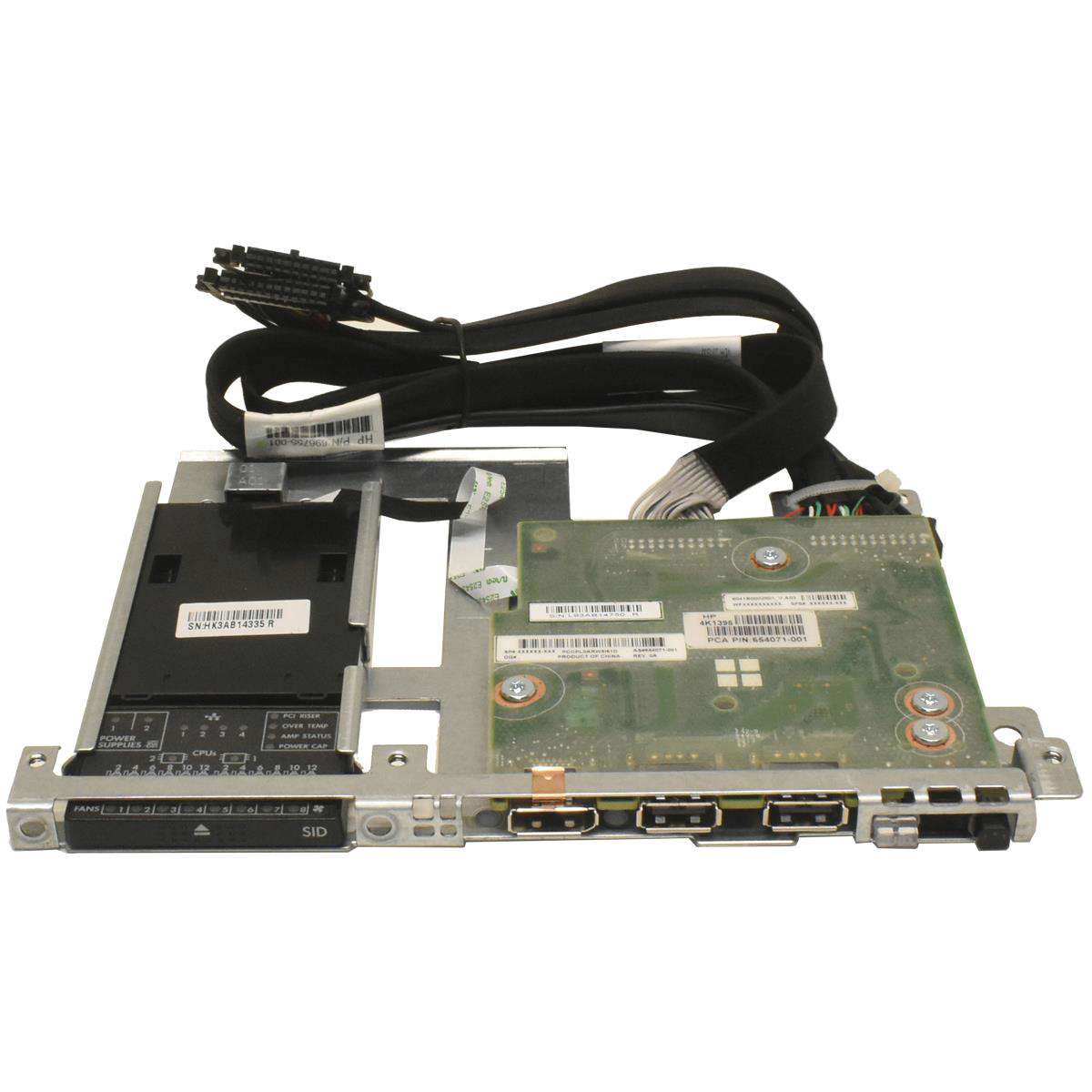 HP-ProLiant-DL360p-DL160-G8-front-I-O-control-pane-001.jpg HP ProLiant DL360p DL160 G8 front I/O control panel 654071-001