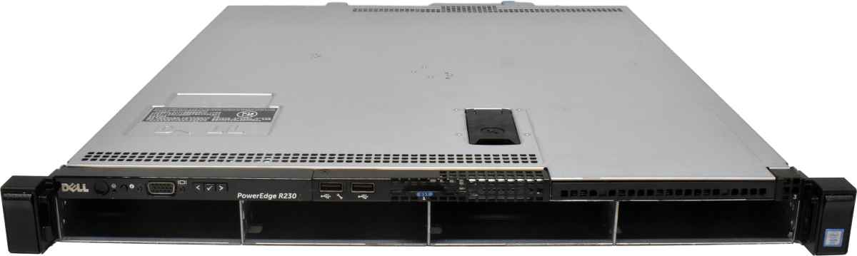 Dell PowerEdge R230 Server E3-1270 v5 3.60 GHz 16GB PC4 iDRAC8 4x LFF 3,5 Dell PowerEdge R230 Server E3-1270 v6 3.80 GHz 16GB PC4 Perc H730 iDRAC8 4x LFF 3,5