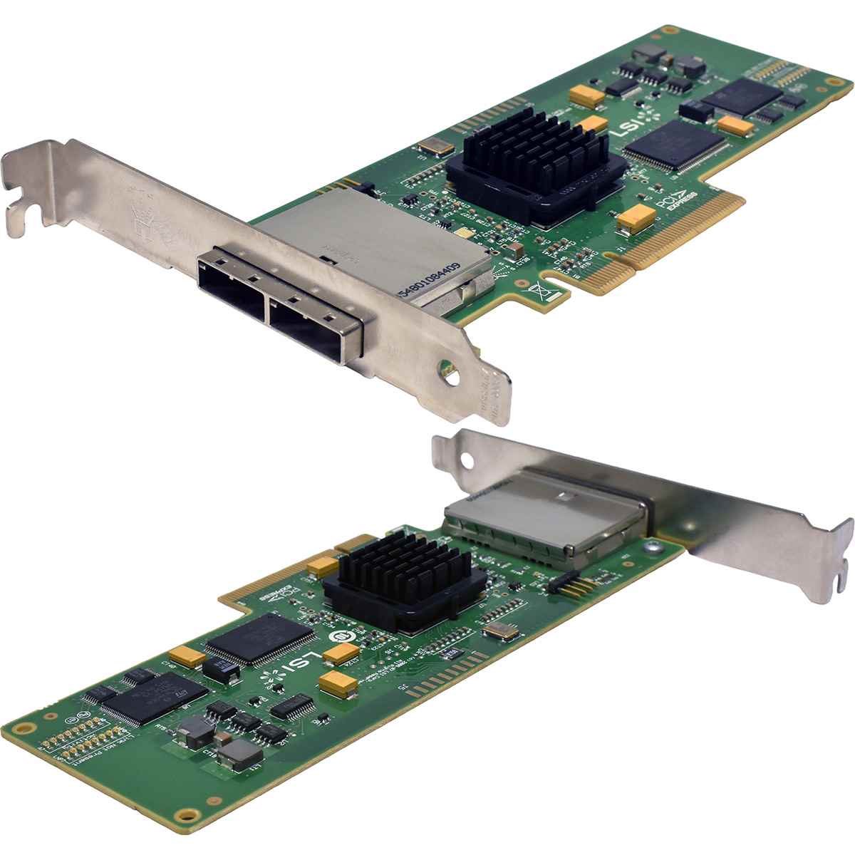 LSI SAS3801E L3-01123-04E 3G PCIe x8 SAS/SATA RAID Controller FP