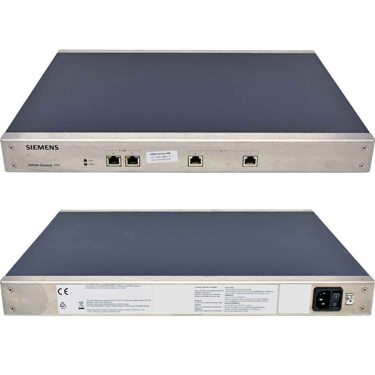Siemens HIPath Access PRI S30807-U6648-X170 Siemens HIPath Access PRI S30807-U6648-X170