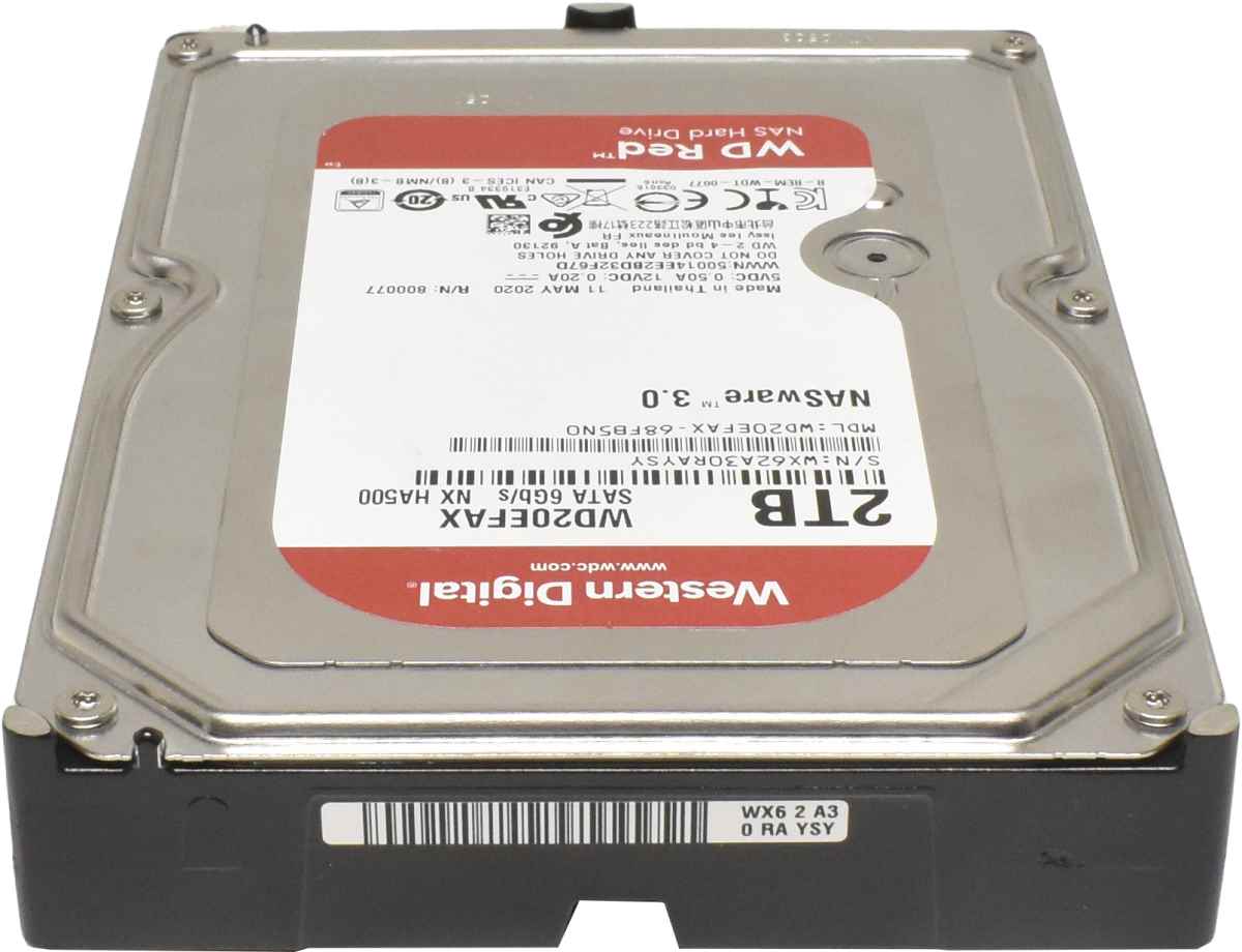 WD Western Digital Red NAS HDD 2TB 3.5" SATA 6Gb/s 5.4K WD20EFAX-68FB5N0 WD Western Digital Red NAS HDD 2TB 3.5" SATA 6Gb/s 5.4K WD20EFAX-68FB5N0