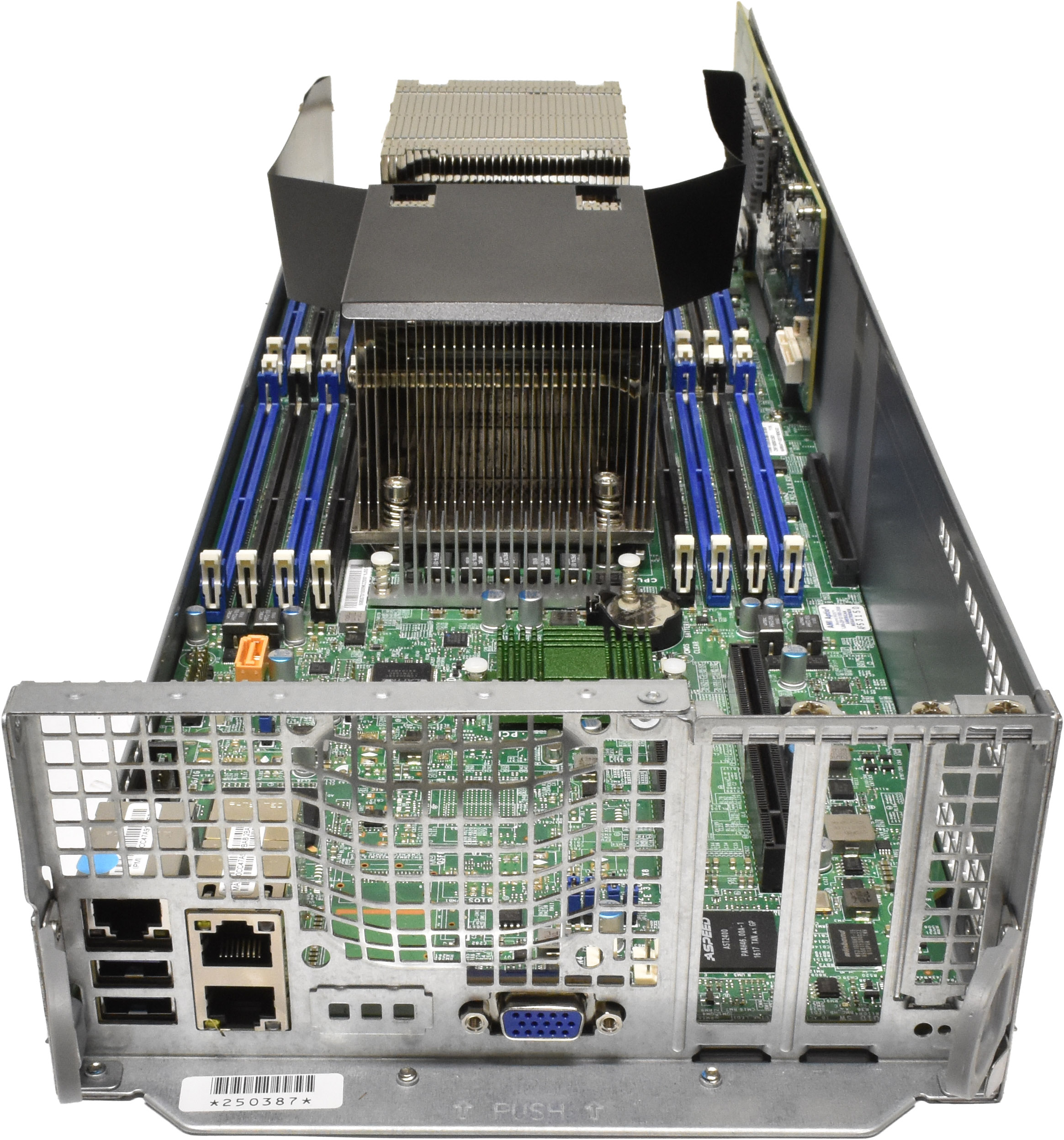 Supermicro Node Server X10DRT-P Rev:1.02 no CPU no PC4 2x Heatsink LGA2011-3 Supermicro Node Server X10DRT-P Rev:1.02 no CPU no PC4 2x Heatsink LGA2011-3