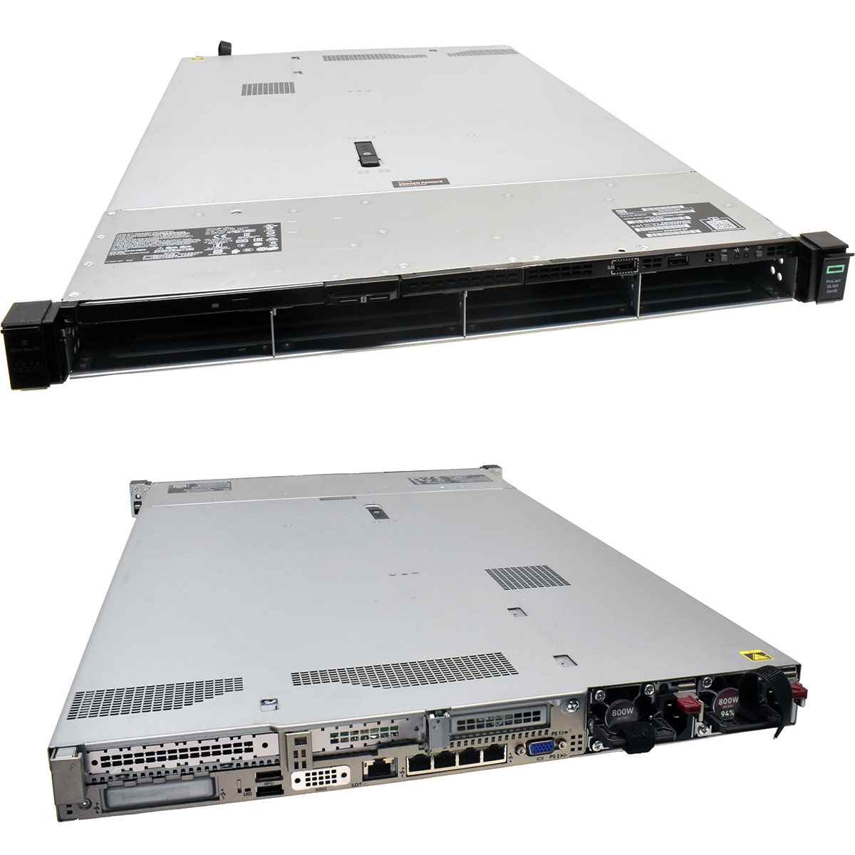 HP ProLiant DL360 G10 1U ohne CPU 2xHS Normal 0 GB RAM 4 Bay 3.5"  onboard