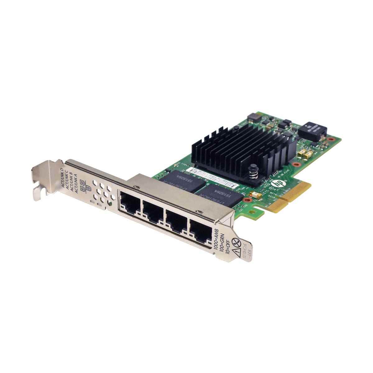 HP Ethernet 1Gb 4-port-Port 366T Netzwerkadapter 816551-001 H73100-004 FP HP Ethernet 1Gb 4-port-Port 366T Netzwerkadapter 816551-001 H73100-004 FP