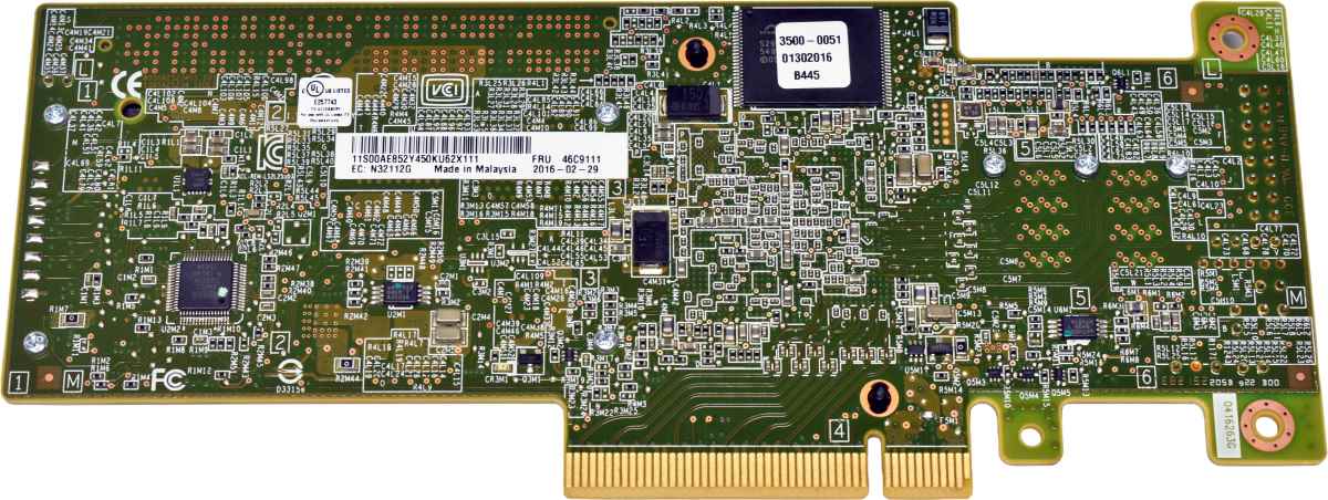 IBM ServeRAID M5210 12G RAID Controller 46C9111 +SAS Cable +Cache +BBU