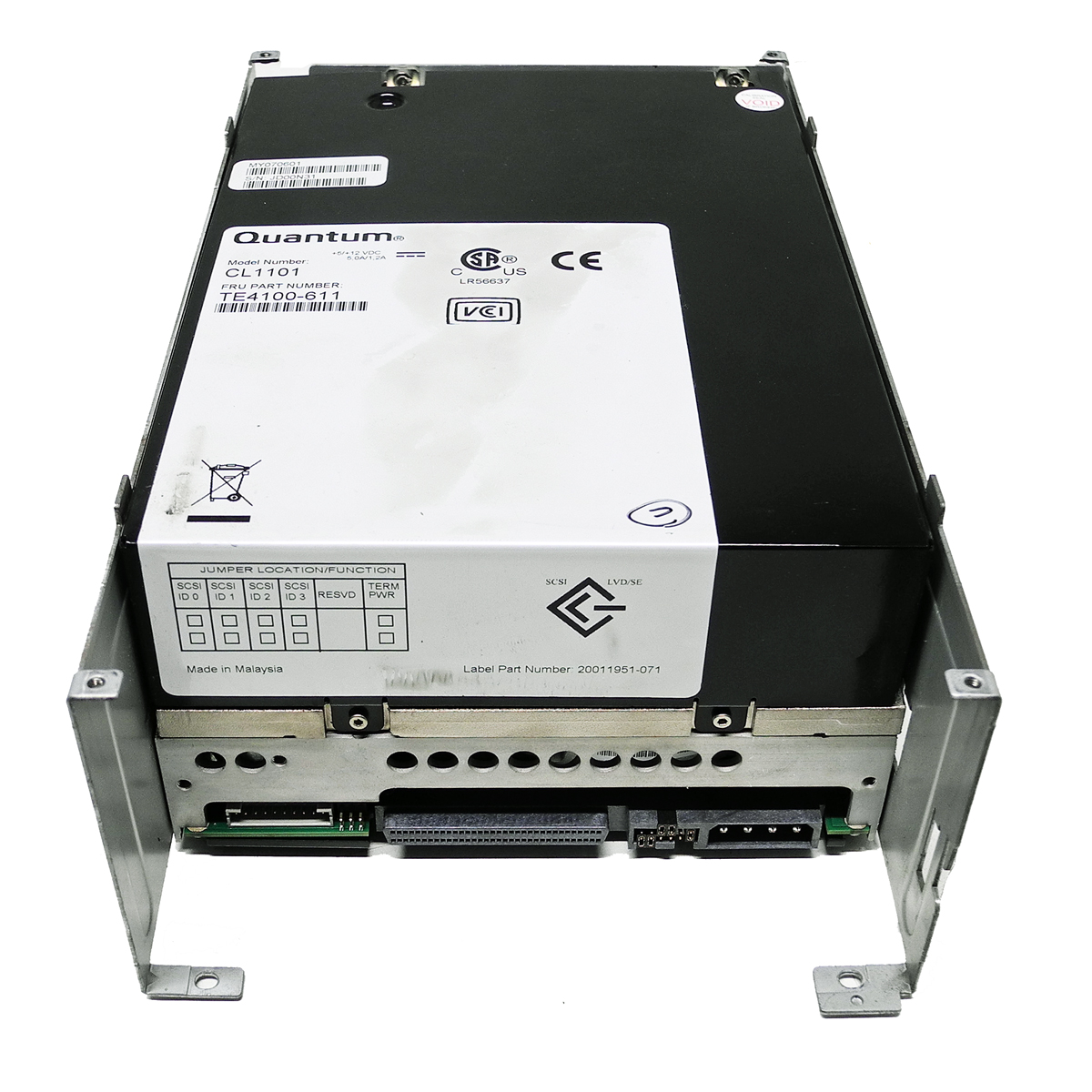 Quantum CL1101 LTO-3 Tape Drive / Bandlaufwerk für L700 Tape Library TE4100-611 Quantum CL1101 LTO-3 Tape Drive / Bandlaufwerk für L700 Tape Library TE4100-611