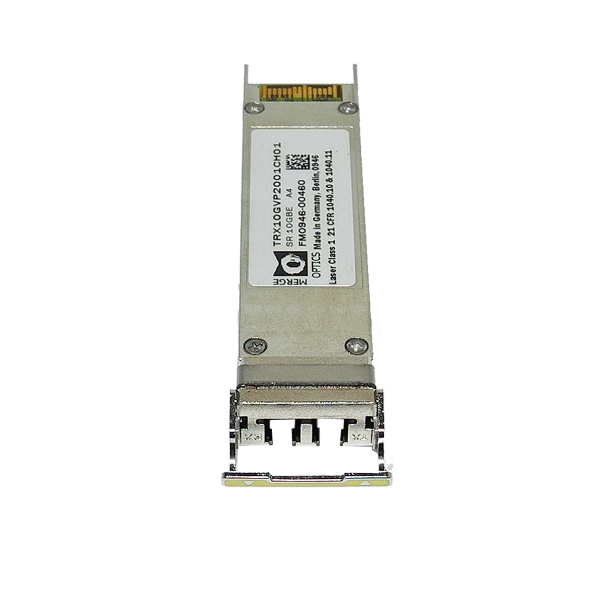 Merge Optics TRX10GVP2001CH01 SR 10GbE XFP Transceiver 300m MMF 850nm Merge Optics TRX10GVP2001CH01 SR 10GbE XFP Transceiver 300m MMF 850nm