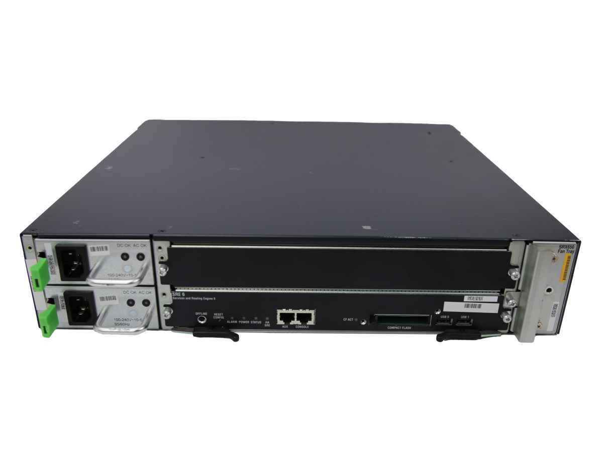 Juniper SRX650 4-Port GE Gateway Firewall Dual-PSU + Module SRE 6