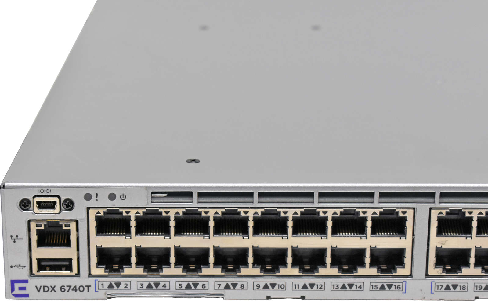 Extreme-VDX-6740T-XBR-VDX6740T-24-F-48-Port-10G-RJ-003.jpg Extreme VDX 6740T XBR-VDX6740T-24-F 48-Port 10G RJ-45 Ethernet Switch 4x 40G QSFP+