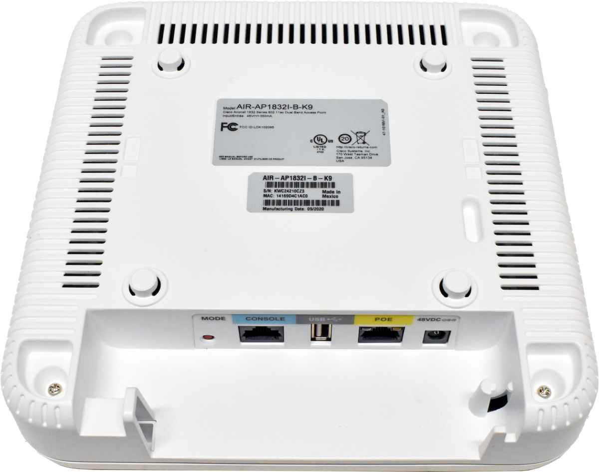 Cisco AIR-AP1832I-B-K9 802.11ac Dual Radio 2.4/5 GHz 3x3:2SS MIMO int. Ant. no PSU NEW NEU Cisco AIR-AP1832I-B-K9 802.11ac Dual Radio 2.4/5 GHz 3x3:2SS MIMO int. Ant. no PSU NEW NEU