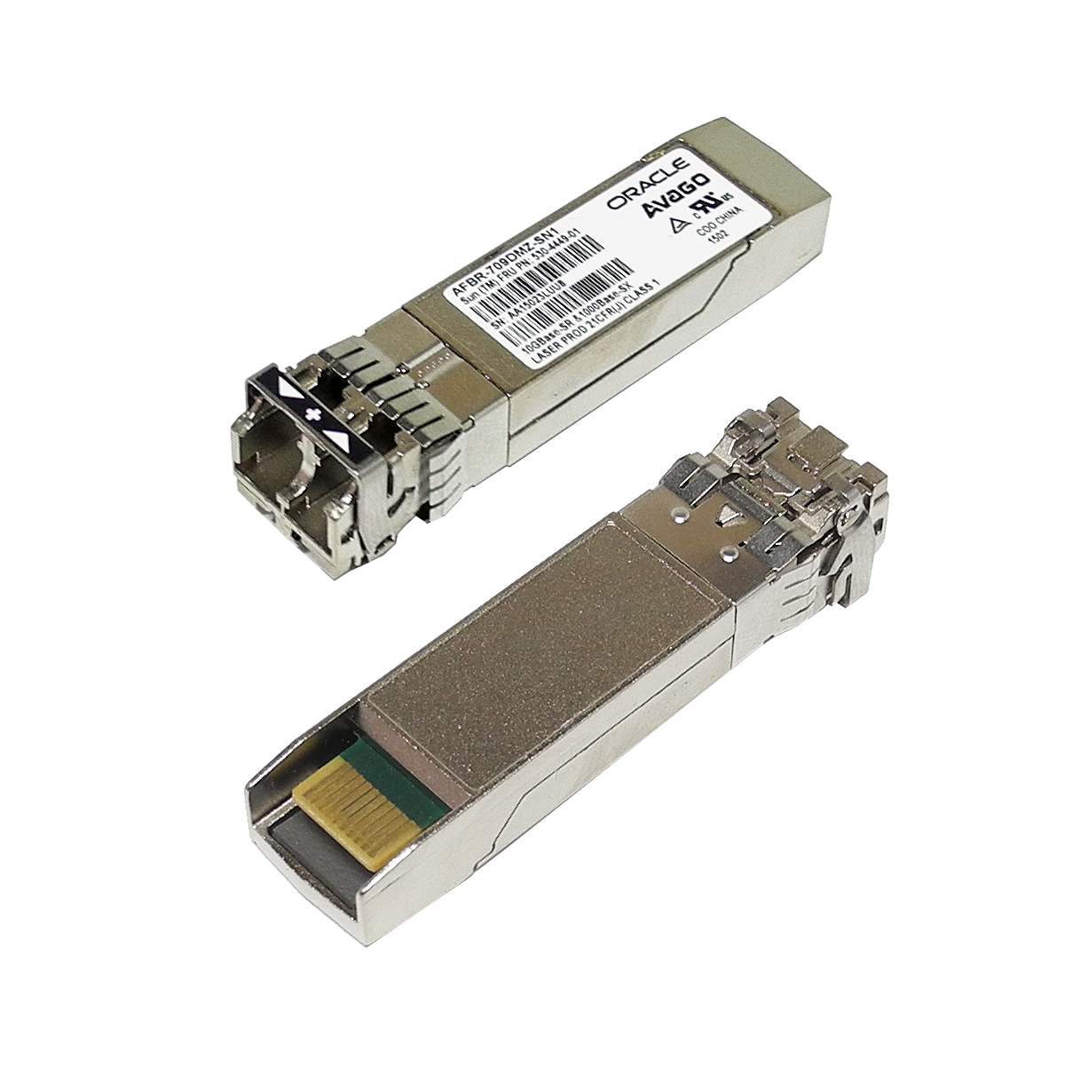 AVAGO SUN AFBR-709DMZ-SN1 10GBASE SR 850 nm FC SFP+ Transceiver 530-4449-01 AVAGO SUN AFBR-709DMZ-SN1 10GBASE SR 850 nm FC SFP+ Transceiver 530-4449-01
